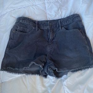 Purple Corduroy Shorts